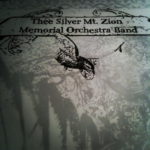 Thee Silver Mt. Zion Memorial Orchestra Poster. SPACE Gallery 8.2.2012 Portland, ME - Kris Johnsen 2012